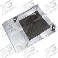 APPROVED VENDOR Tarp: 9.5 ft Lg, 7.33 ft Wd, Std Duty, 10.5 mil, Polyethylene, Black/Silver (MPN 5WTN5). Key specifications — Color: Silver; Brand: APPROVED VENDOR.