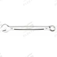 MILWAUKEE Combination Wrench: Chrome Vanadium Steel, Chrome, 14 mm Head Size, 7 3/8 in Overall Lg (MPN 45-96-9514). Key specifications — attr309539: 14 mm; attr309567: Yes; attr324930: MILWAUKEE.