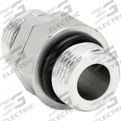PARKER Metal Pipe Straight: Union, Steel, 1 in x 1 in, Male Threaded x Male SAE Threaded - Hydraulic Threaded Extreme-Pressure Pipe Fittings