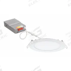 JUNO LIGHTING LED Downlight Retrofit Kit: 6 in Dia, 970 lm, 2700K/3000K/3500K/4000K/5000K, 13 W (MPN WF6 SWW5 90CRI MW M6). Key specifications — Trim Color: White; LED Replacement For: 100W INC/23W-26W CFL; Dimmable: Yes; Color Temperature: 3500K; Brand: JUNO LIGHTING; Voltage: 120V AC.