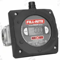 FILL-RITE Mechanical Flowmeter: Digital Fuel Transfer Meter, Aluminum, 1 1/2 in FNPT, FNPT, Digital (MPN 900CDPX1.5). Key specifications — Display Type: Digital; Brand: FILL-RITE; O-Ring Material: Buna-N; Accuracy: +/-1.25%; Seal Material: Buna-N; Output Type: Standard Frequency Pulse; Unit Of Measure: Gallons.