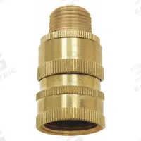 SANI-LAV Quick Connect Hose Adapter: Brass, Brass, 2 in Overall Lg, 3/4 in Inlet Connection Size (MPN N23). Key specifications — Inlet Connection Type: NPT; Brand: SANI-LAV; Color/Finish: Brass; Includes: Quick Disconnect; Material: Brass; Product Type: Hose Adapter.