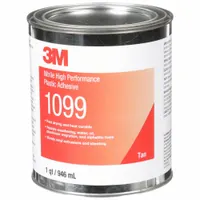 3M Construction Adhesive: 1099, 1 qt, Can, Tan, 20 g/L VOC Content Wt. Key specifications — Adhesive Color: Tan.