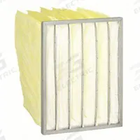 GRAINGER Pocket Air Filter: 24 in x 20 in x 15 in, MERV 15, Yellow, Synthetic, 6 Pockets (MPN 911TD7). Key specifications — Display Sell UOM: EA; Brand: GRAINGER; Media Material: Synthetic; Performance Rating: MERV 15.