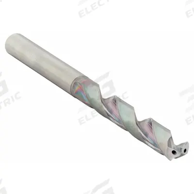 OSG A BRAND Jobber Length Drill Bit: 15.5 mm, 140° R-Thinning Point - Coolant-Through Solid Carbide Jobber-Length Drill Bits for Steel & Cast Iron