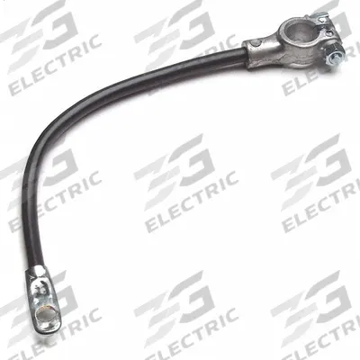 GROTE Battery Cable: Top Post Cable, 1 ga Wire Size, 19 in Overall Lg, Black - Top Start Cables