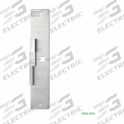 HES Metal Template Kit: 9 in Ht (MPN 9000-MTK) - Electric Strike Faceplates