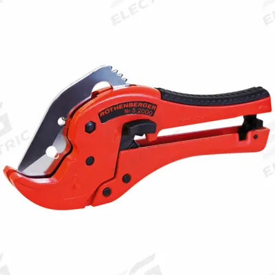 ROTHENBERGER Pipe Shears: 0 in – 1 11/16 in OD Cutting Capacity, Std Shear, 1 1/2 in Tool Lg - Plastic Tubing & Hose Cutters