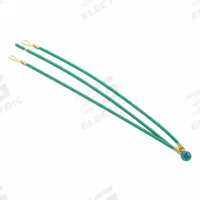 IDEAL Grounding Pigtail: Copper, Green, Fastening Ground Conductor, 8 in Overall Lg (MPN 30-3289). Key specifications — For Product Type: Fastening Ground Conductor; Brand: IDEAL; Accessory Type: Grounding Pigtail; Color: Green; Material: Copper.