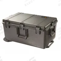 PELICAN Protective Case: 18 in x 29 in x 13 3/4 in Inside, No Foam, Black, Mobile, 22 lb Wt, Plastic (MPN IM2975-X0000). Key specifications — Closure Type: Press and Pull Latches; Brand: PELICAN; Carry-On Size: No.