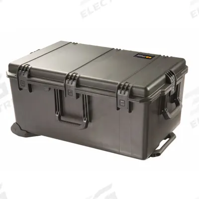 PELICAN Protective Case: 18 in x 29 in x 13 3/4 in Inside, No Foam, Black, Mobile - Impact-Resistant Suitcase-Style Cases