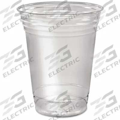 DART Disposable Cold Cup: 16 oz Capacity, Clear, Plastic, Unwrapped, Ultra Clear - Plastic Cold Cups