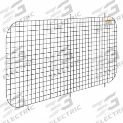 WEATHER GUARD Van Window Screen: Van Window Screen, Steel, 52 in Overall Wd, 25 1/2 in Overall Ht (MPN 88052). Key specifications — Color: Black; Includes: Mounting Hardware; Product Type: Van Window Screen; Material: Steel; Mounting Location: Side Door; Brand: WEATHER GUARD.