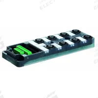 MURRELEKTRONIK Distribution Box: EXACT12, 8 Ports, 4 Pole M12 Female, 4 A Current Rating per Port (MPN 8000-88402-0000000). Key specifications — IP Rating: IP65; Features: Plastic Housing; For Use With: 14-Pole Screw Terminal Cap.