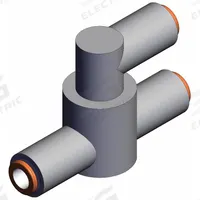 SMC Shuttle Valve: 1/4 in, 0.05 MPa to 1 MPa (MPN VR1220F-06). Key specifications — attr1086980: SMC; attr1086978: VR1220F-06.