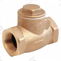 APPROVED VENDOR Swing Check Valve: Swing, Inline Valve Body, 3 in Pipe Size, FNPT x FNPT, Bronze (MPN 10F297). Key specifications — Brand: APPROVED VENDOR.