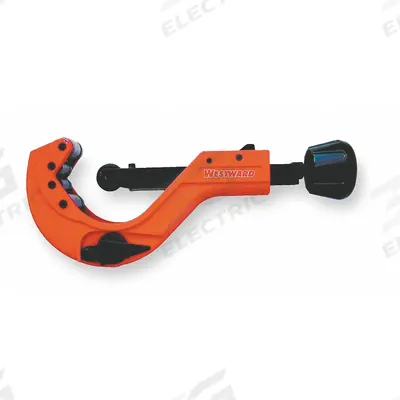 WESTWARD Tubing Cutter: 1/4 in – 2 1/2 in OD Cutting Capacity, Enclosed Feed Std Wheel Cutter - Metal Tubing Full-Size Cutters