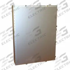 HAMMOND Electrical Enclosure: Aluminum, 48 in x 36 in x 8 in, NEMA 12/13/4/4X, w/Panel, Solid Cover (MPN 1418N4ALS8). Key specifications — Closure Method: Clamps; Brand: HAMMOND; Knockouts: Not Included.
