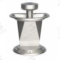 BRADLEY Wash Fountain: Silver, Stainless Steel, Semi-Circular, 54 in Overall Wd, 3 Stations, Sentry (MPN S93-628). Key specifications — Bowl Shape: Semi-Circular; Drain Type: Central Rising; Color: Silver; Brand: BRADLEY; Series: Sentry; Sink Material: Stainless Steel; ADA Compliant: Not ADA Compliant.