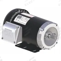 WEG General Purpose Motor: C-Face/Rigid Base Mount, Totally Enclosed Fan Cooled, 1/4 hp, 3,475 RPM (MPN .2536ES3E56C-S). Key specifications — Brand: WEG; Nameplate Voltage @ 60 Hz: 208-230/460V AC; Full Load Current @ 60 Hz: 1.01-0.914/0.457 A; Nameplate RPM @ 60 Hz: 3,475 RPM; Motor Enclosure: TEFC.