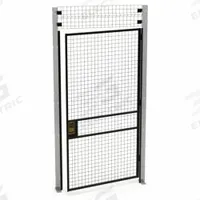 HUSKY RACK & WIRE Swing Door: 8 ft H x 4 ft W x 1 3/4 in D, Black, Powder-Coated (MPN V220408-094). Key specifications — attr1283297: Powder-Coated; attr1283316: Steel; attr1283323: Right; attr1283313: Yes; attr1283333: HUSKY RACK & WIRE.