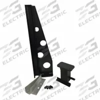 QUICK DAM Flood Gate Stanchion Set: 27 1/2 in Overall Ht, 11 in Overall Wd, 36 in Overall Lg, Steel (MPN QDFGST3WC). Key specifications — Material: Steel; Includes: Base; Product Type: Flood Gate Stanchion Set; Brand: QUICK DAM.