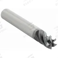 WIDIA HANITA Square End Mill: Carbide, AlTiN Coated, 5 Flute, 3/8" Mill Dia, 1/2" LOC, 2" OAL (MPN 5V4E10004ST)