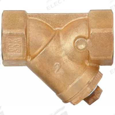 APPROVED VENDOR Y Strainer: 2 in, NPT, Mesh, 0.0331 in Screen Size, Bronze - Bronze Y Strainers