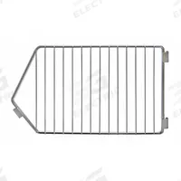 APPROVED VENDOR Modular Stacking Basket Divider: 1/4 in x 20 in x 12 in, Steel, Chrome, Silver (MPN 45VX56). Key specifications — Finish: Chrome; Material: Steel; Color: Silver; Brand: APPROVED VENDOR.