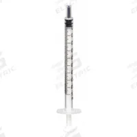 HENKE-JECT 3-Part Disposable Syringe: 1 mL Capacity - mL, Luer Slip, Polypropylene, Polypropylene (MPN 8300014579). Key specifications — Attachment Type: Luer Slip; Plunger Material: Polystyrene/Polyisoprene Rubber; Tip Material: Polypropylene; Barrel Material: Polypropylene; Brand: HENKE-JECT; Compatible Needles: Sharp, Tri-Bevel Needles; Includes Needles: No; Replaceable Tip: No.