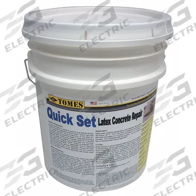 JE TOMES Concrete Repair Compound: Tomes, Cement, 50 lb Container Size, Pail - General Purpose Concrete Repair Compounds