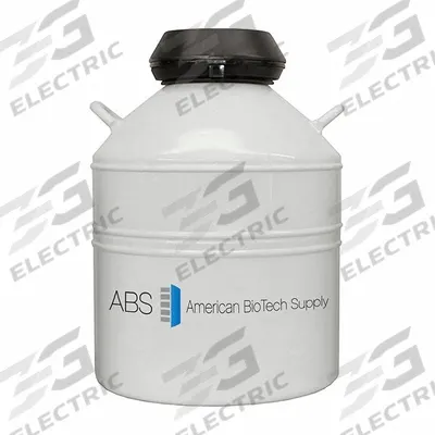 AMERICAN BIOTECH SUPPLY Cryogenic Canister: 20.2 L Capacity, 7 7/8 in Overall Dia - Cryogenic Storage Cannisters