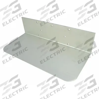 Dayton Nose/Toe Plate: 8 1/2 in W, 18 in Overall Lg, 8 1/2 in Overall Wd - Hand Truck Nose Plates & Brackets