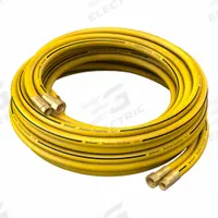 Abrasive Blasting Hose Assembly: 3/16 in ID, 200 psi, 30 ft Lg, Yellow (MPN SDM316-30-43). Key specifications — Temp. Range: -20° to 190°F; Hose Fittings: Brass 1/8" Female NPSM & 1/4" Female NPSM x Brass 1/8" Female NPSM & 1/4" Female NPSM; Hose Color: Yellow; Brand: CONTINENTAL.
