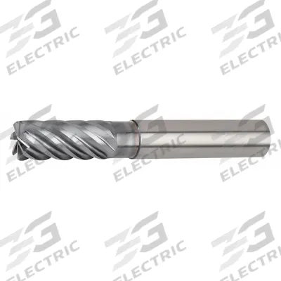 WIDIA HANITA Corner Chamfer End Mill: Carbide, AlTiN Coated, 7 Flute, 20 mm Mill Dia - Reduced-Neck Fast-Cutting Carbide Corner-Chamfer End Mills for Stainless Steel & Super Alloys