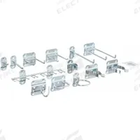 APPROVED VENDOR Pegboard Hook Assortment Kit: 63 Hooks, Hanging, Surface, Silver (MPN 6YE28). Key specifications — attr38463: Surface; attr38449: Zinc-Plated; attr38447: Silver; attr59547: Hook Assortment Kit; attr38464: Hanging; attr38446: APPROVED VENDOR.