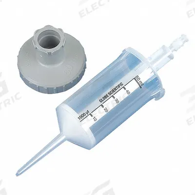 GLOBE SCIENTIFIC Dispenser Syringe Tip: Non-Sterile, 5,000 ul Capacity, Bulk Bag, No Filter - Non-Strerile Pipette Tips