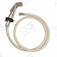 APPROVED VENDOR Kitchen Sprayer: Plastic, Chrome, 1/4" Connection Size, NPT (MPN 30184). Key specifications — Inlet Connection Type: NPT; Brand: APPROVED VENDOR; Connection Size: 1/4"; Color/Finish: Chrome; Material: Plastic; Product Type: Kitchen Sprayer.