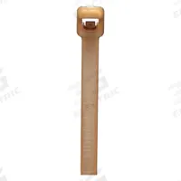 PANDUIT Cable Tie: 7 1/2 in Nominal Lg, 2 in Nominal Max. Bundle Dia., 0.19 in Wd, Brown, 100 PK (MPN PLT2S-C71). Key specifications — Outdoor Use: Yes; Color: Brown; Brand: PANDUIT.