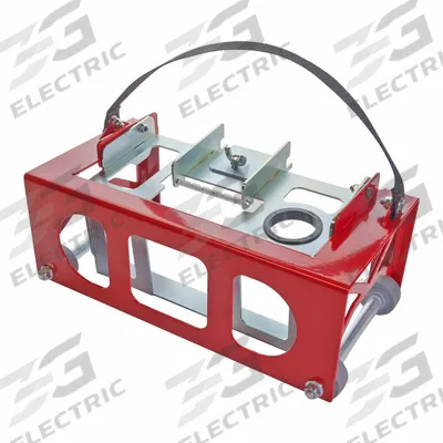 SQUARE SCRUB Doodle Skate: Steel, 18 in Overall Lg, 11 in Overall Wd, Red - Replacement Parts for Floor Cleaning Machines