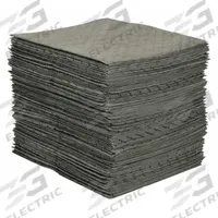 CONDOR Sorbent Pad: 30 3/4 oz Volume Absorbed Per Pad, 19 in x 15 in Pad Size (L x W), Gray, 50 PK (MPN 436M73). Key specifications — Brand: CONDOR; Perforated: Perforated; Material: Polypropylene.