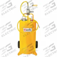 JOHNDOW INDUSTRIES Fuel Caddy: 25 gal Capacity, Diesel, Yellow, Steel, Two-Way Rotary Pump (MPN FC-25DC). Key specifications — Compatible Fuel: Diesel; Dispensing Mechanism: Two-Way Rotary Pump; Brand: JOHNDOW INDUSTRIES; Tank Material: Steel.