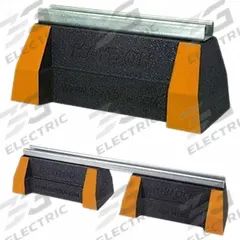 ANVIL H Block Support: Rubber Base, Galvanized Steel, 10.88 in Overall Lg, 1,000 lb Load Capacity (MPN 2400700726). Key specifications — Support Material: Steel; Base Material: Rubber; Base Size: 10.88 in L x 5 in W; Brand: ANVIL.
