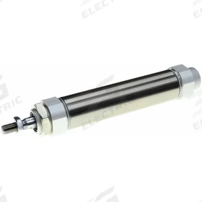 SMC Round Body Cylinder: 32 mm Bore, 150 mm Stroke, Non-Repairable, Stainless Steel - Double End Mount Cylinders