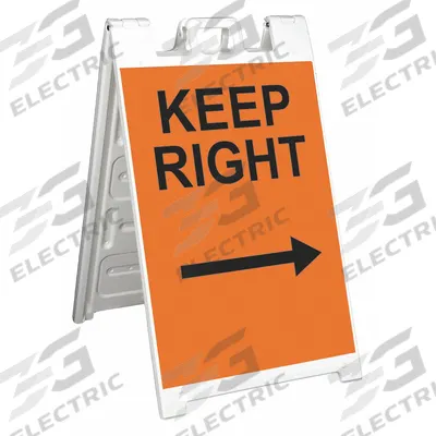 APPROVED VENDOR Traffic Barricade: 45 in Overall Ht, 25 in x 45 in, Engineer, Barricade - Barricade Signs