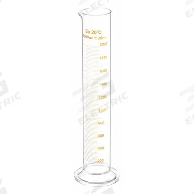 APPROVED VENDOR Graduated Cylinder: 2 L, To Deliver (TD) - General Purpose Unrated Glass Graduated Cylinders