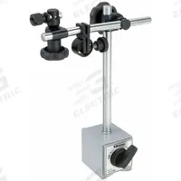 MITUTOYO Magnetic-Base Indicator Holder: Magnetic-Base Indicator Holder, Rigid Arm, Magnetic Base (MPN 7011S-10). Key specifications — attr1184043: MITUTOYO; attr1200946: Magnetic-Base Indicator Holder; attr1184025: Fine Adjust Top (FAT); attr1184013: 7011S-10; attr1184029: 10 in; attr1184031: On/Off Knob; attr1184022: Magnetic; attr1184027: 58 mm L x 50 mm W x 55 mm H.