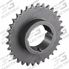 TSUBAKI Sprocket: For 50 Chain, 32 Teeth, 6.376 in Pitch Dia, 6.721 in Outside Dia, Steel, ANSI (MPN 50BTL32). Key specifications — attr85388: TSUBAKI; attr305233: 2012.