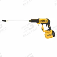 DEWALT Cordless Pressure Washer Kit: Medium Duty, Hand Held, 1,000 psi, 1 gpm Flow Rate, 60 V Volt (MPN DCPW1000X1). Key specifications — attr1035015: 60V MAX; attr1035060: 9.0 Ah; attr1035716: Battery Included.