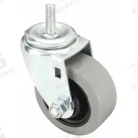 APPROVED VENDOR Stem Caster: Swivel, 3 in Wheel Dia., 1 1/4 in Wheel Wd, Polyurethane, 1 in Stem Lg (MPN 32J869). Key specifications — Brand: APPROVED VENDOR; Thread Size: 3/8"-16; Roll Up: Swivel.